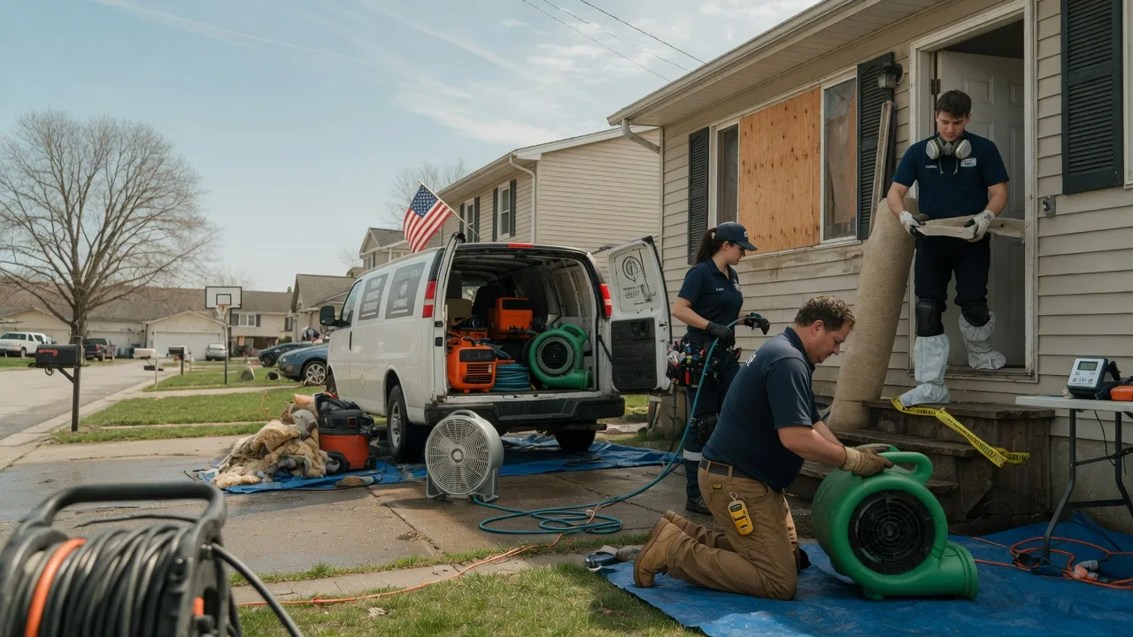 Water Damage Restoration in Flagtown, NJ near me